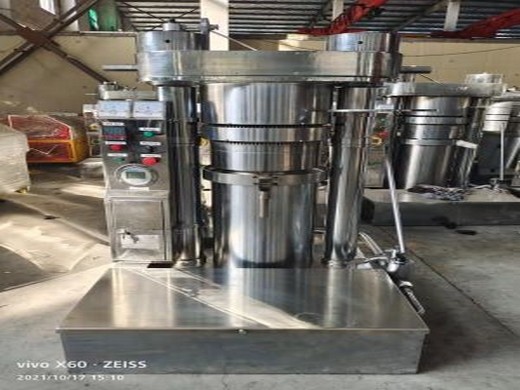 machine de fabrication d'huile de cuisson/traitement d'huile végétale